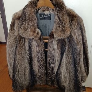 Abraham's racoon fur coat